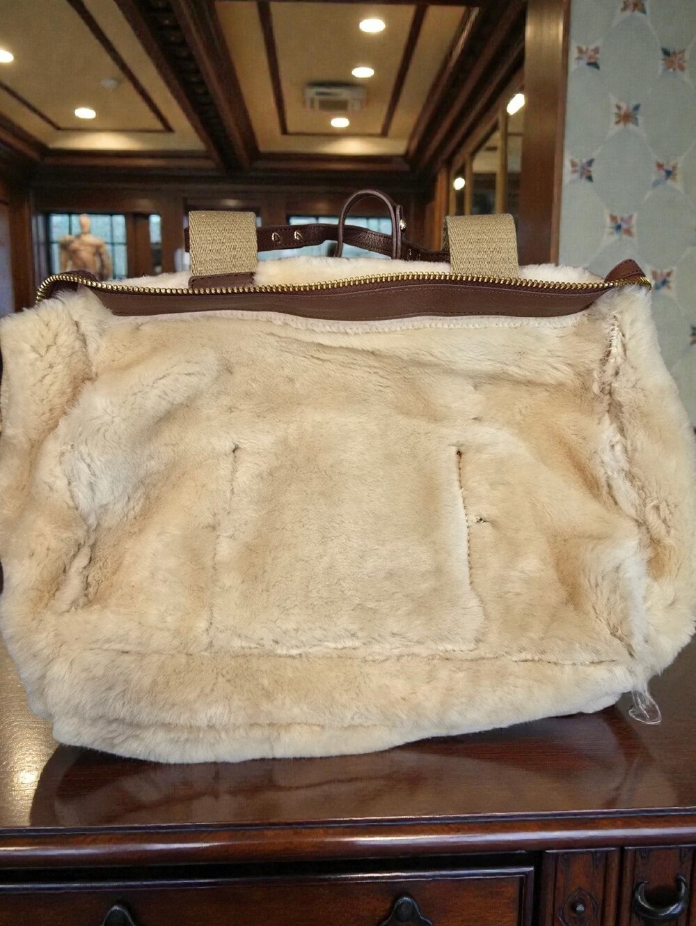 UGG Australia Shearling Satchel Bag - Picture 11 of 14